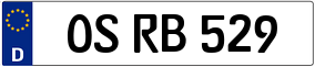 Truck License Plate